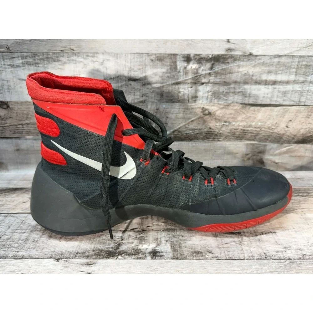 NIKE Hyperdunk‎ US 11.5 Men's Black Red Basketball Shoe 749561 749561-006 2015